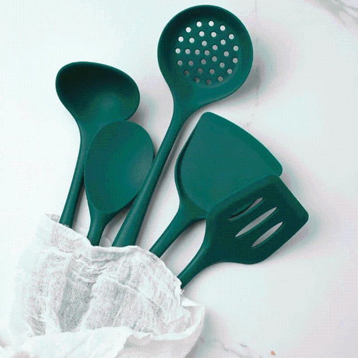 Green Silicone Utensil Set | Stornfield