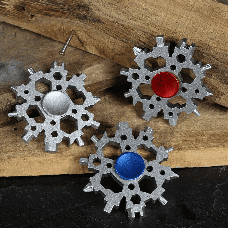 22-in-1 Snowflake Multi-Tool With Fidget Spinner | Stornfield