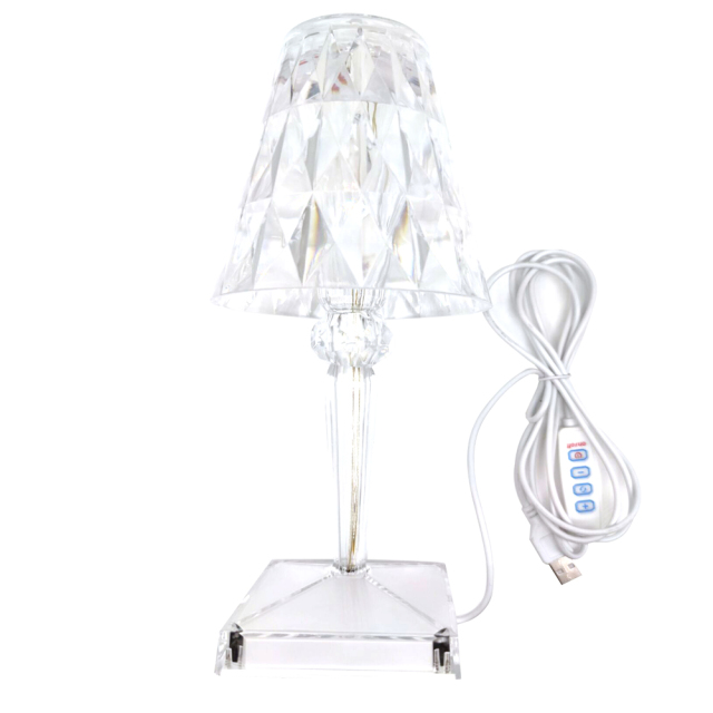 KristalGlow Touch Lamp - Elegant TaStornfielde Lamp with Touch Sensor and USB | Stornfield