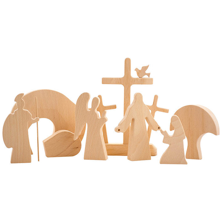 Stornfield | Wooden Easter Scene Decoration