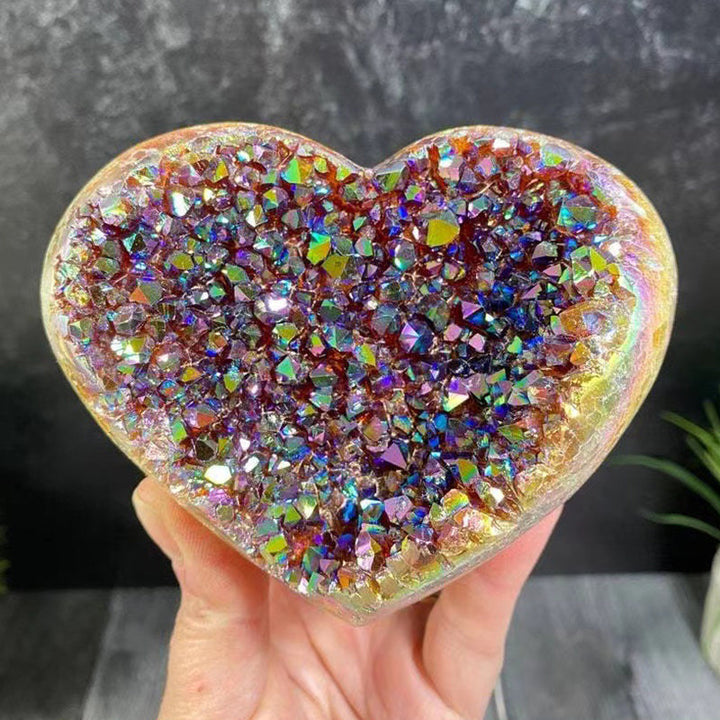 Angel Aura Heart Shaped Crystal | Stornfield