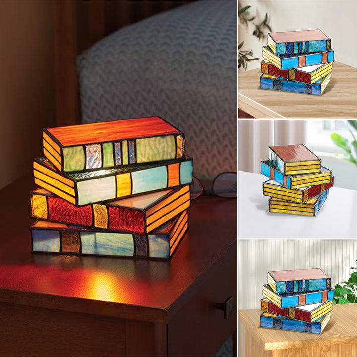 Colorful table lamp made of resin | Stornfield
