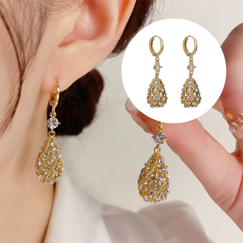 Fashionable Diamond Water Drop Earrings Stornfield