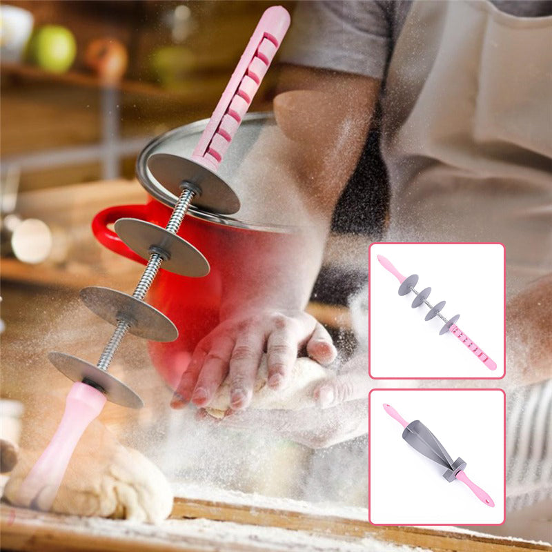 Multi-Purpose Rolling Pin for Cutting Dough | Stornfield