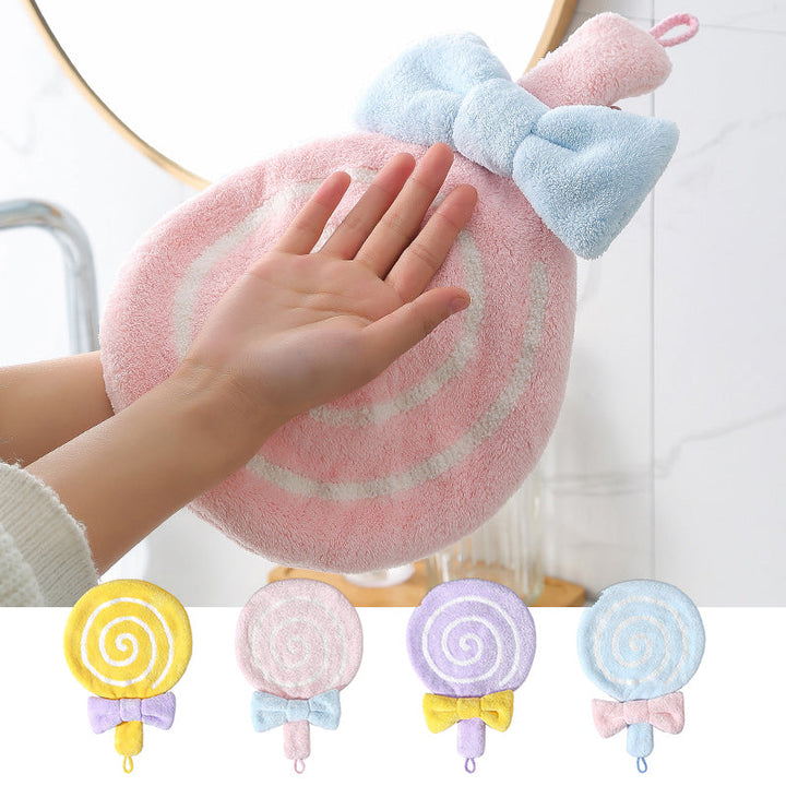 Hangable Lollipop Cute Children Hand Towel | Stornfield