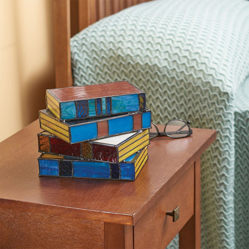 Colorful table lamp made of resin | Stornfield