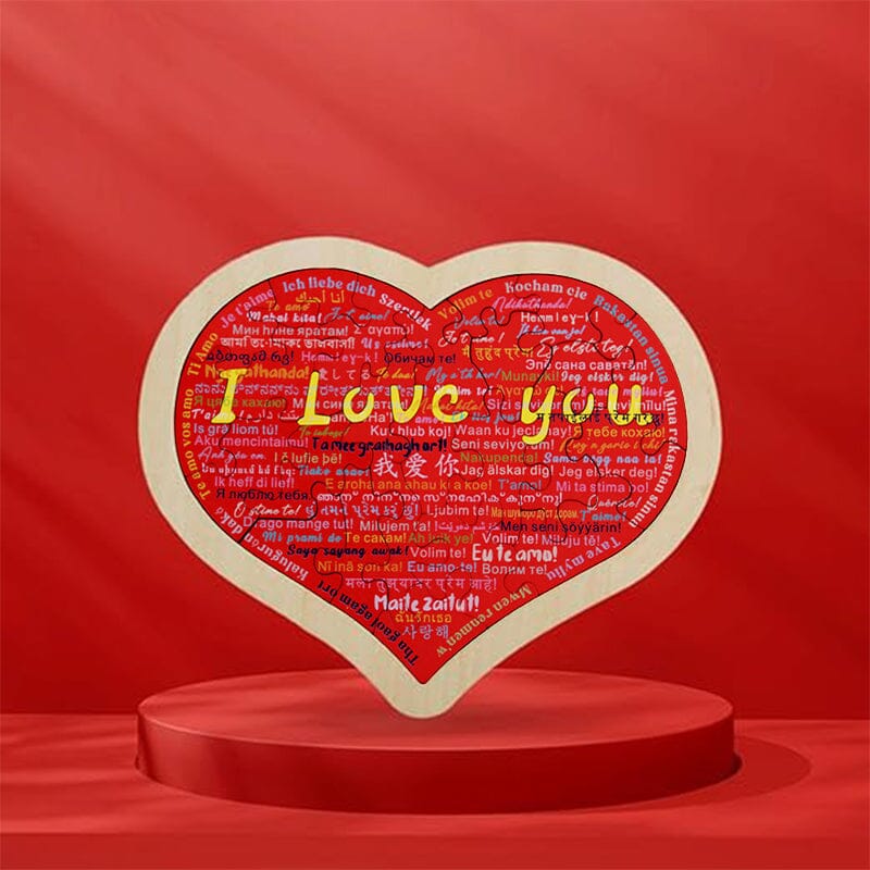 Heart Shape Puzzle|Say I Love You in 100 Languages | Stornfield