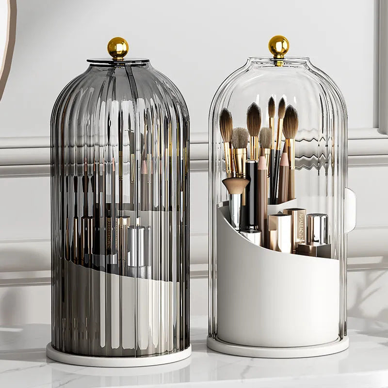 360° Rotating Makeup Brush Organizer Box | Stornfield