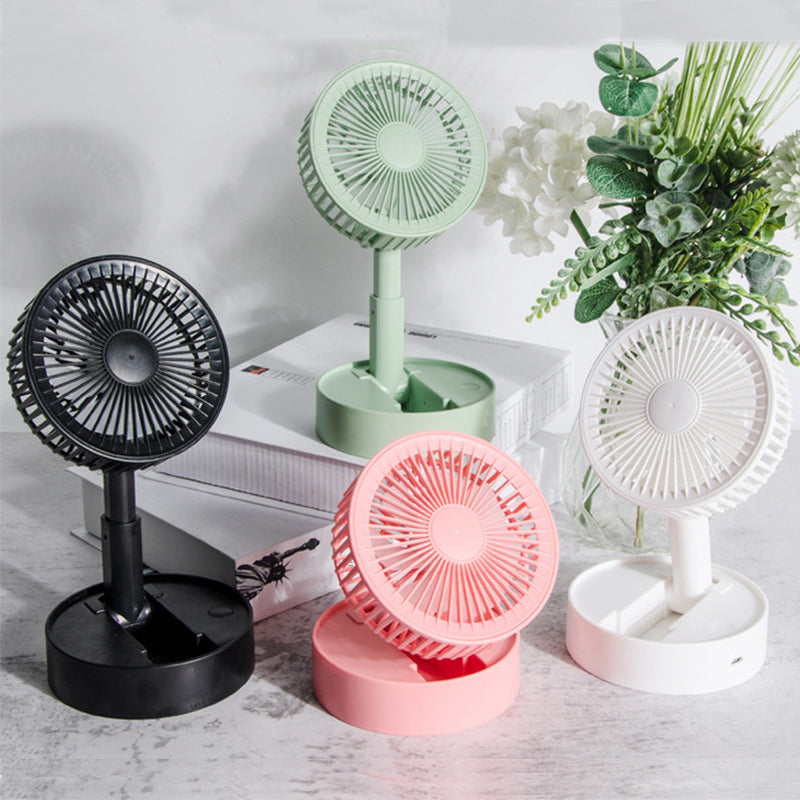 Mini fan with foldable telescopic phone holder | Stornfield