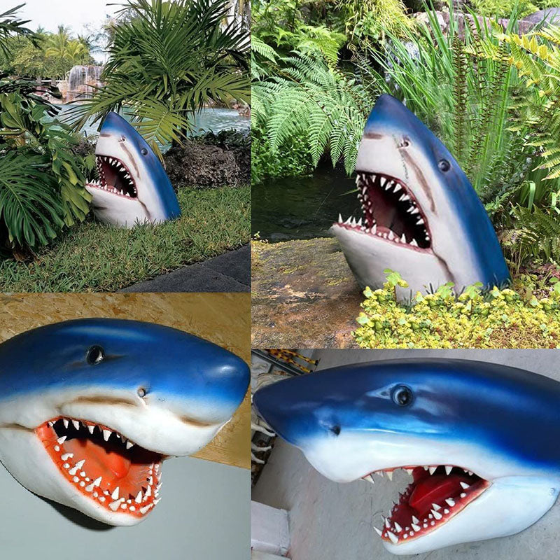 Shark garden art | Stornfield