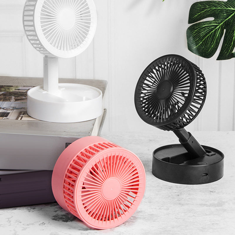Mini fan with foldable telescopic phone holder | Stornfield