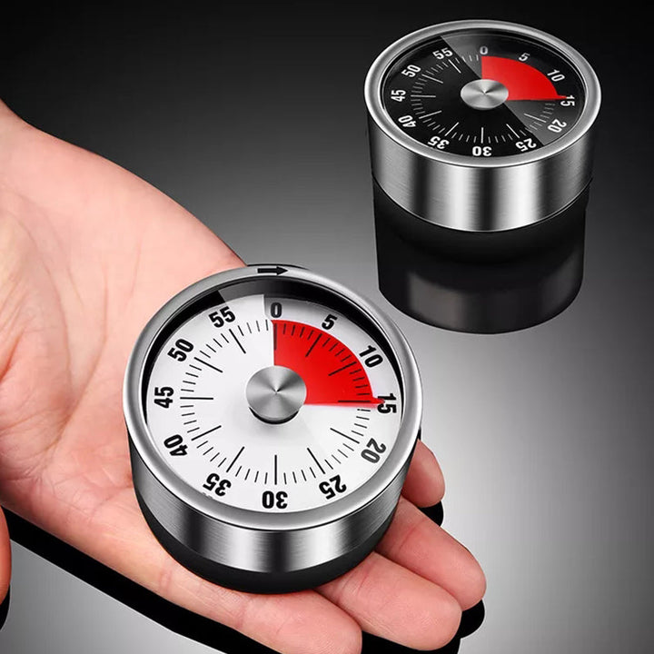 Stornfield | Horloge de Cuisine en Acier Inoxydable