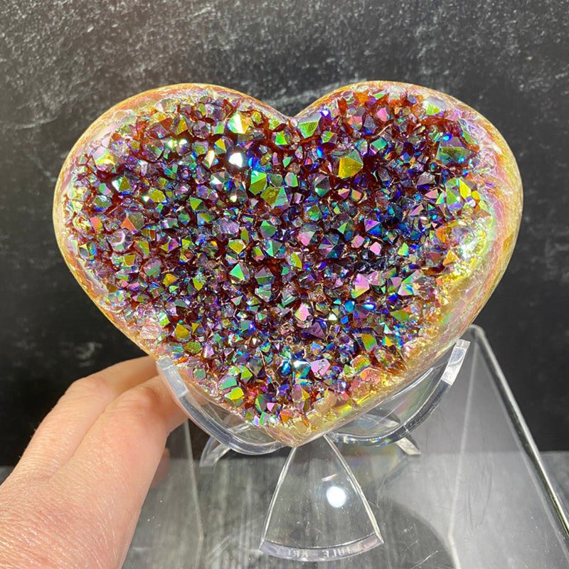 Angel Aura Heart Shaped Crystal | Stornfield