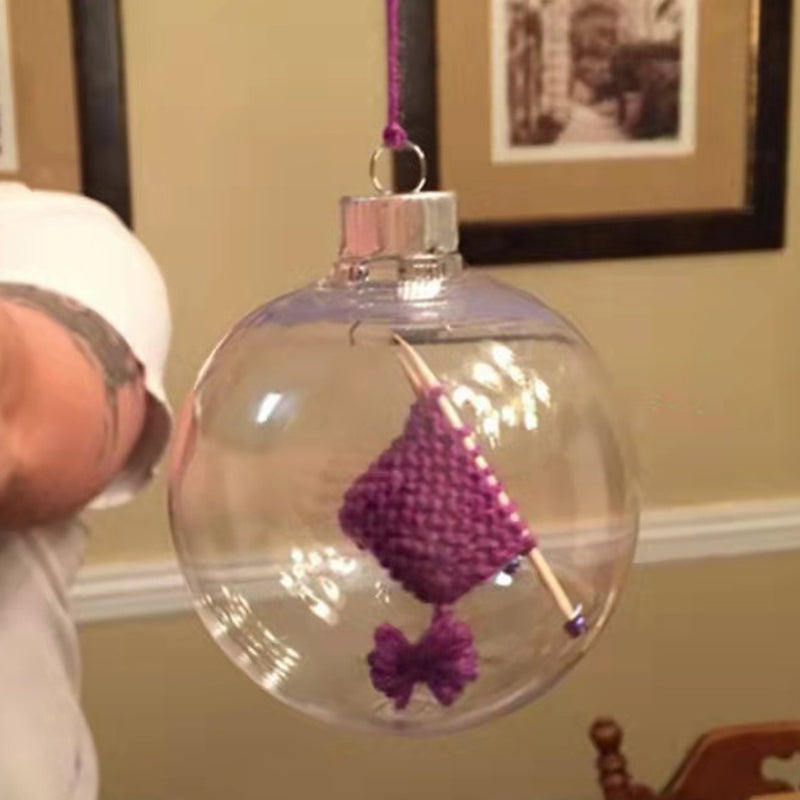 Christmas Knitted Ball Ornaments Xmas Tree Hanging Decoration Pendant | Stornfield