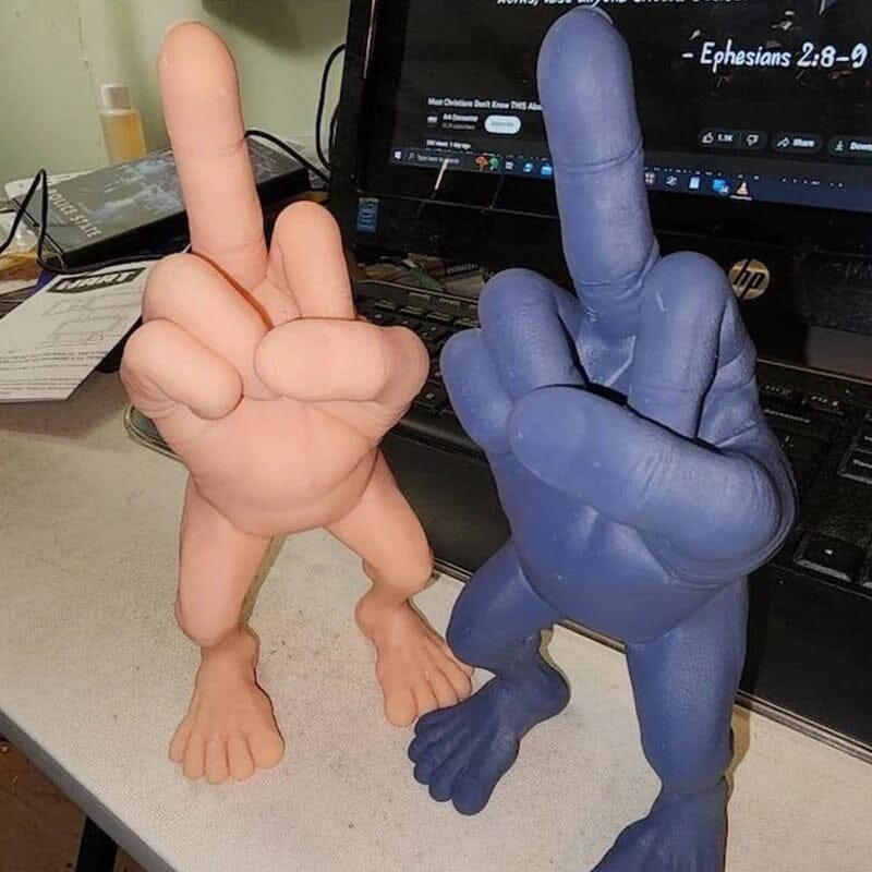 Middle Finger Figure with Legs | Stornfield