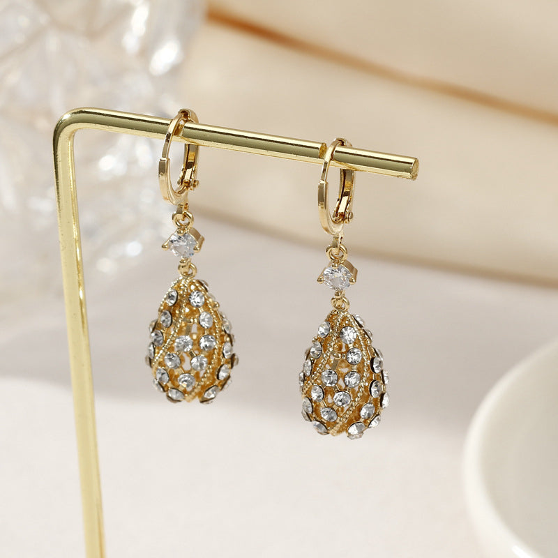 Fashionable Diamond Water Drop Earrings Stornfield