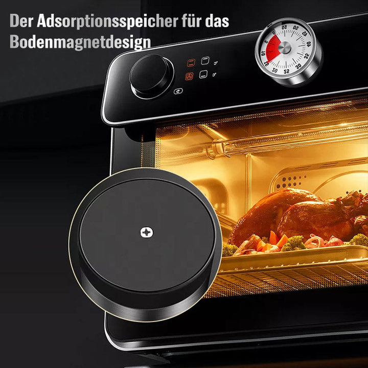 Stornfield | Horloge de Cuisine en Acier Inoxydable