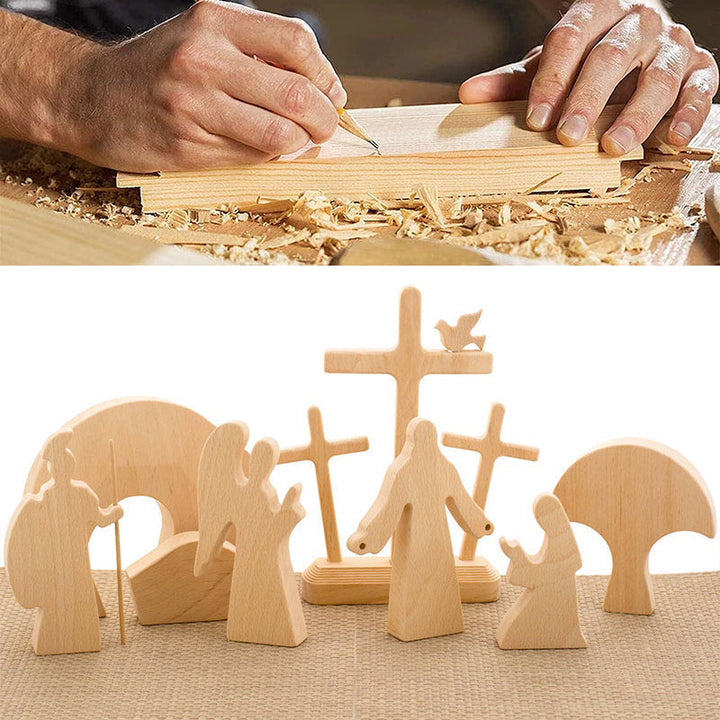 Stornfield | Wooden Easter Scene Decoration