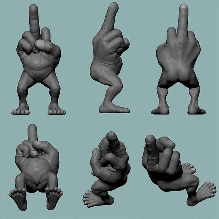 Middle Finger Figure with Legs | Stornfield