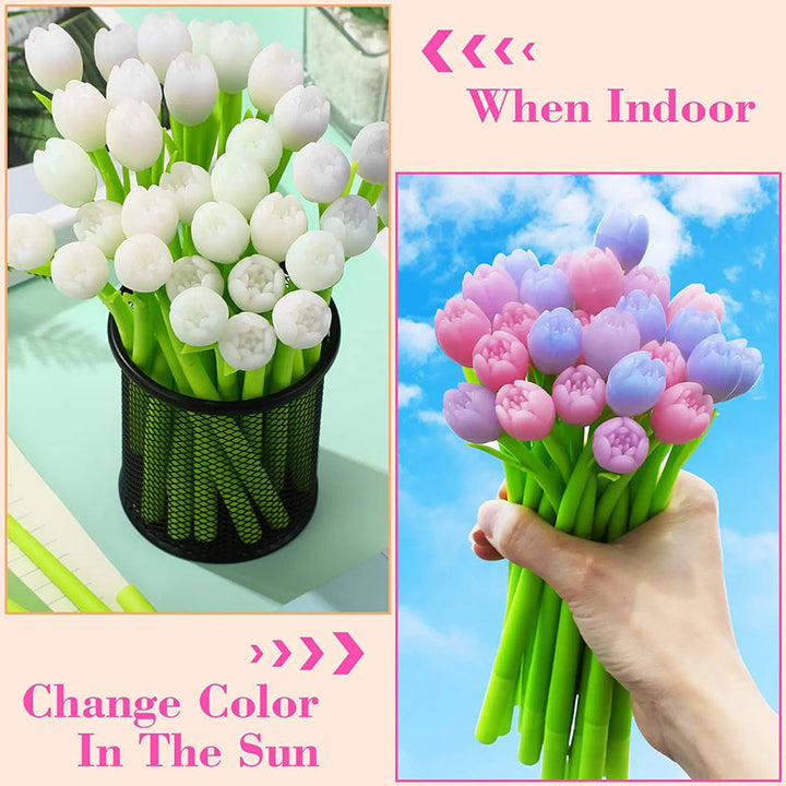 Color changing tulip ballpoint pens | Stornfield