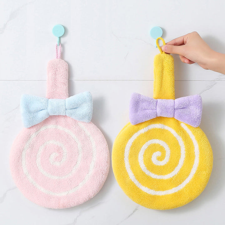 Hangable Lollipop Cute Children Hand Towel | Stornfield