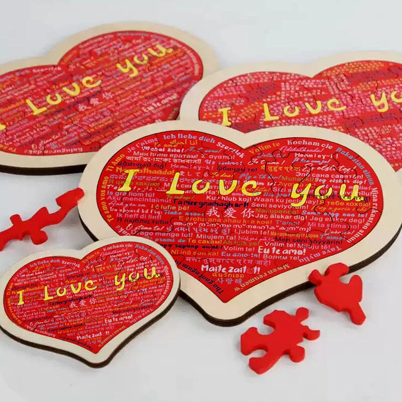 Heart Shape Puzzle|Say I Love You in 100 Languages | Stornfield
