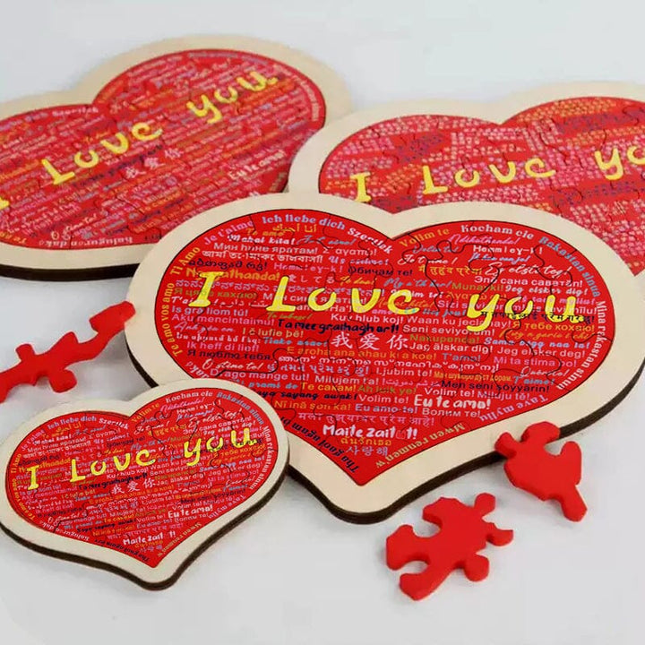 Heart Shape Puzzle|Say I Love You in 100 Languages | Stornfield