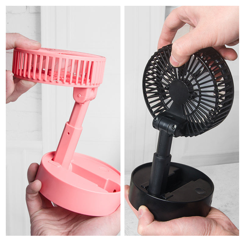 Mini fan with foldable telescopic phone holder | Stornfield