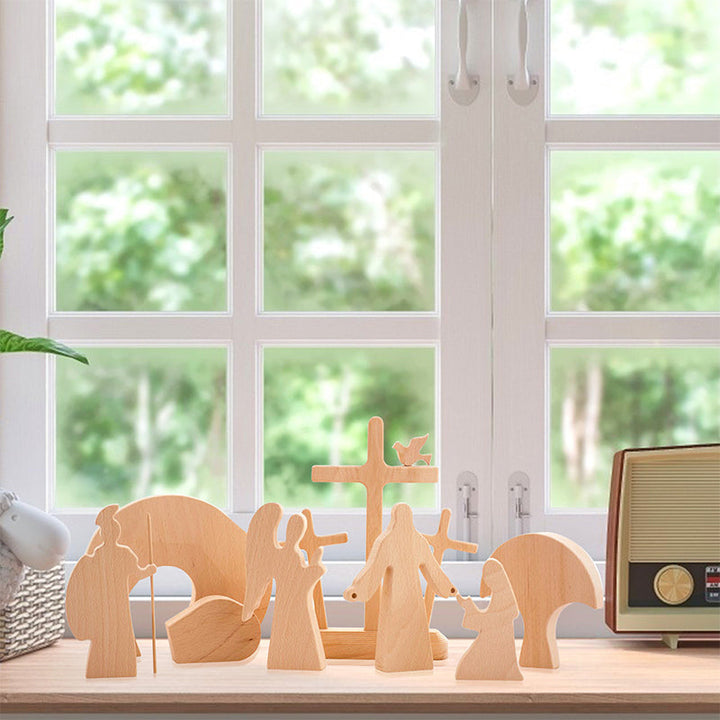 Stornfield | Wooden Easter Scene Decoration
