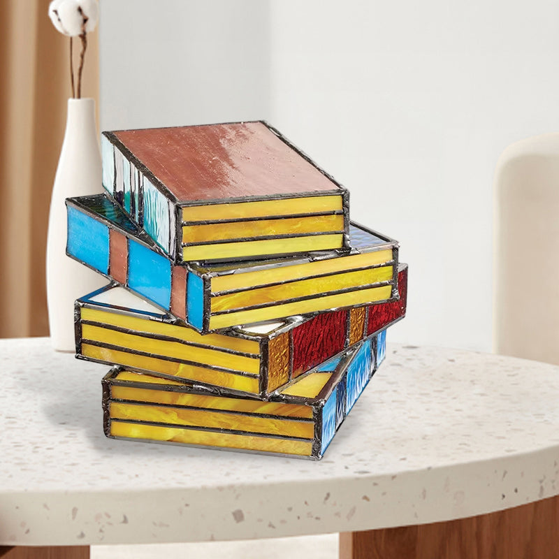Colorful table lamp made of resin | Stornfield