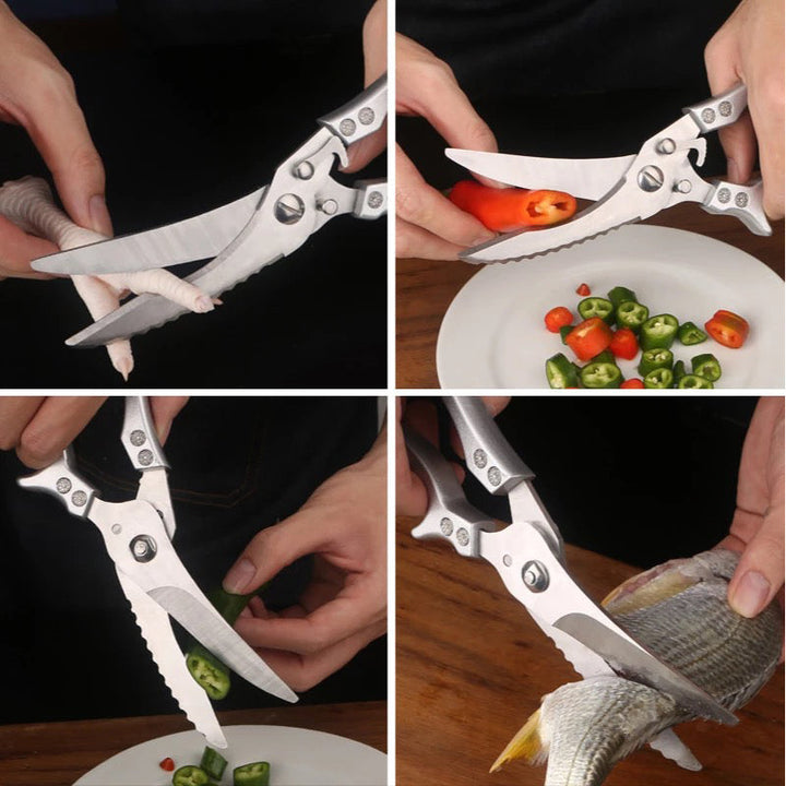 Stainless Steel Bone-Cut Kitchen Scissors | Stornfield