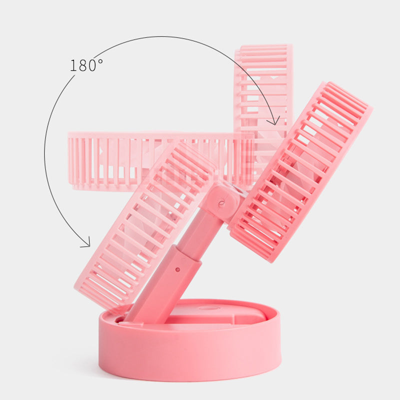 Mini fan with foldable telescopic phone holder | Stornfield
