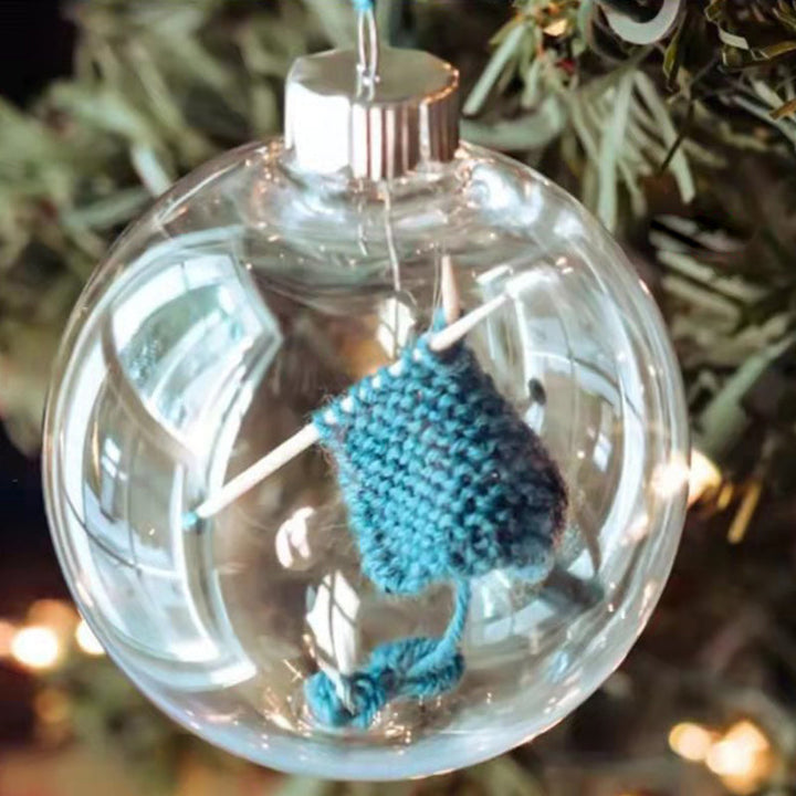 Christmas Knitted Ball Ornaments Xmas Tree Hanging Decoration Pendant | Stornfield