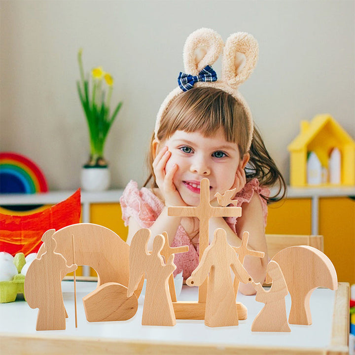Stornfield | Wooden Easter scene decoration