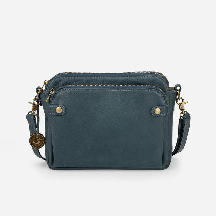 Women's shoulder bag made of three-layer leather | Stornfield
