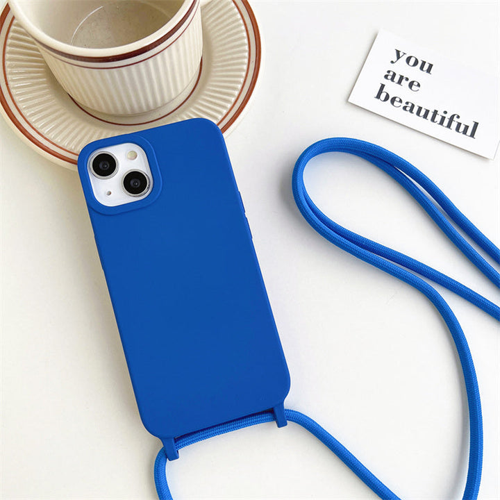 Stornfield | Solid Silicone Lanyard Case for iPhone
