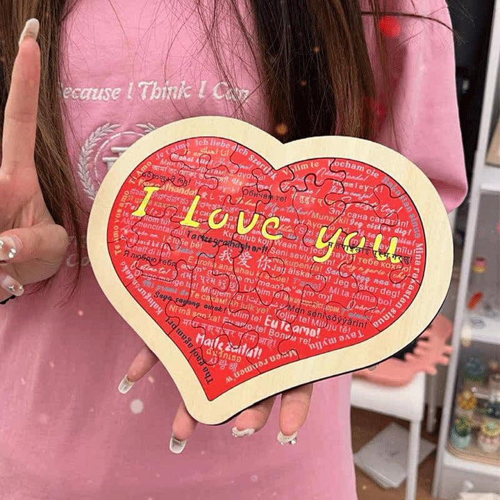 Heart Shape Puzzle|Say I Love You in 100 Languages | Stornfield