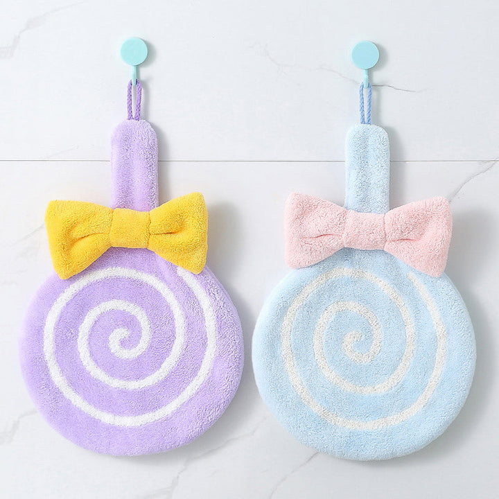 Hangable Lollipop Cute Children Hand Towel | Stornfield