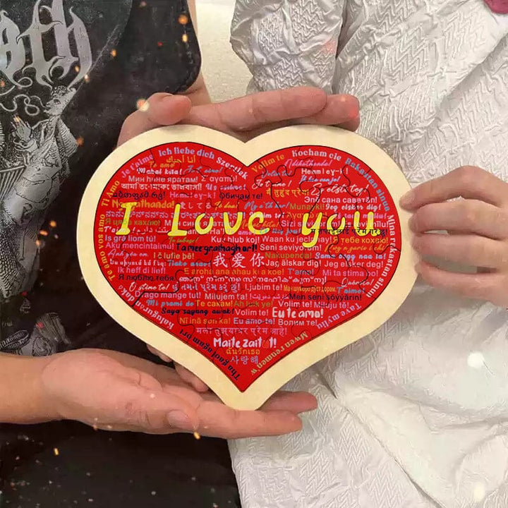 Heart Shape Puzzle|Say I Love You in 100 Languages | Stornfield