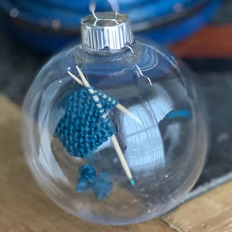 Christmas Knitted Ball Ornaments Xmas Tree Hanging Decoration Pendant | Stornfield