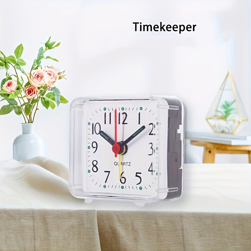 Simple White Square Alarm Clock | Stornfield