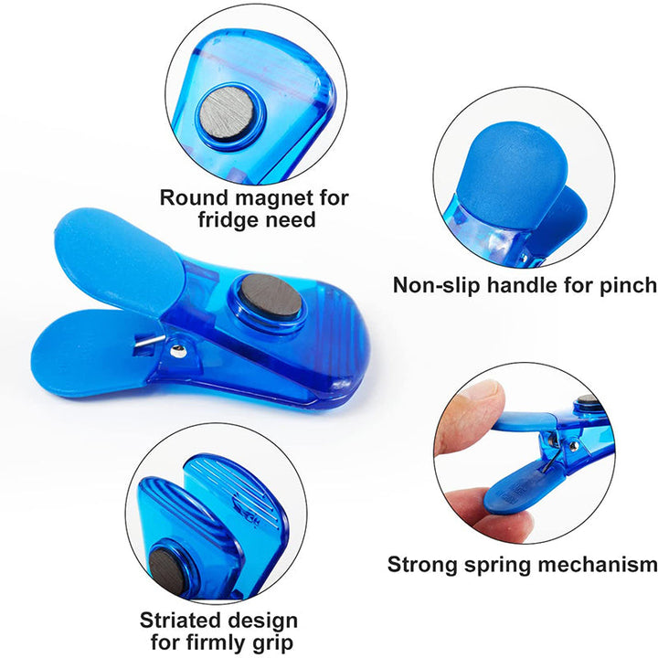 Colorful Magnetic Food Sealing Clips(6 pcs) | Stornfield