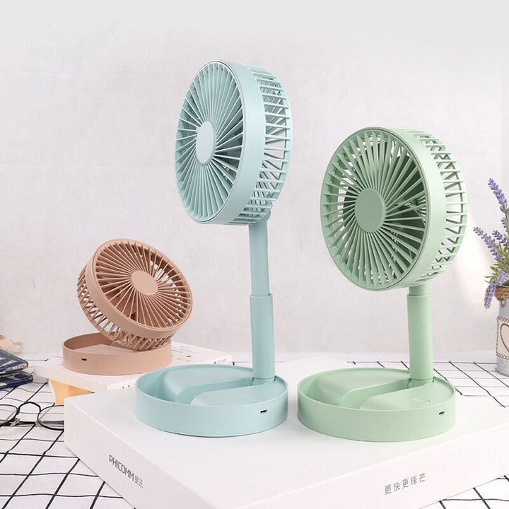 Mini fan with foldable telescopic phone holder | Stornfield