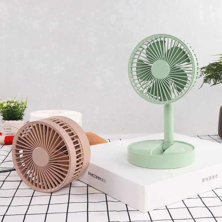 Mini fan with foldable telescopic phone holder | Stornfield