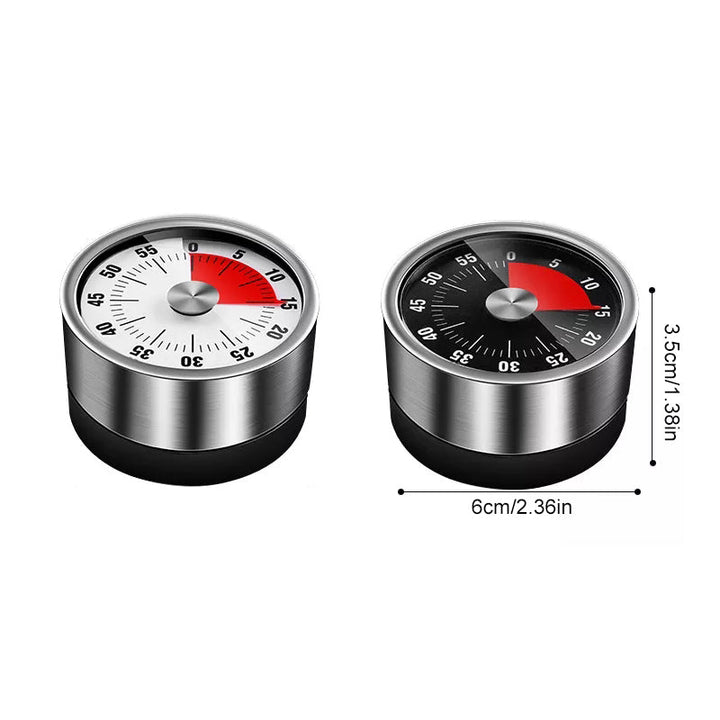 Stornfield | Horloge de Cuisine en Acier Inoxydable