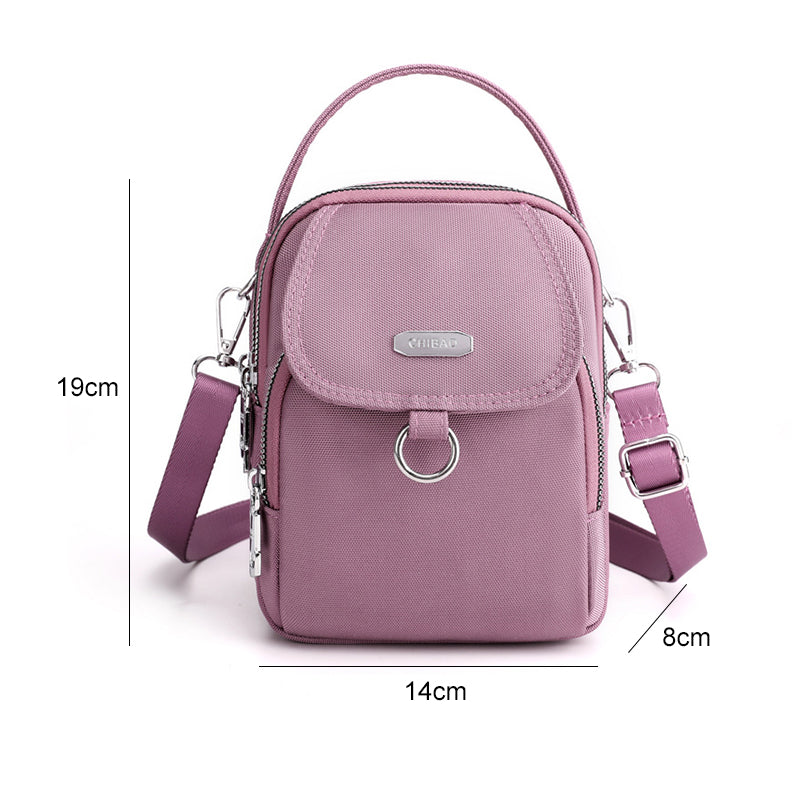 Lightweight waterproof shoulder bag with multiple pockets | Stornfield
