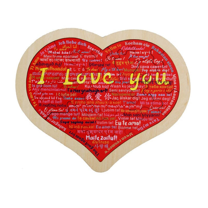 Heart Shape Puzzle|Say I Love You in 100 Languages | Stornfield