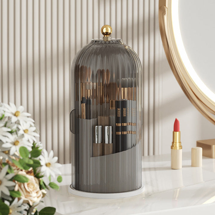 360° Rotating Makeup Brush Organizer Box | Stornfield