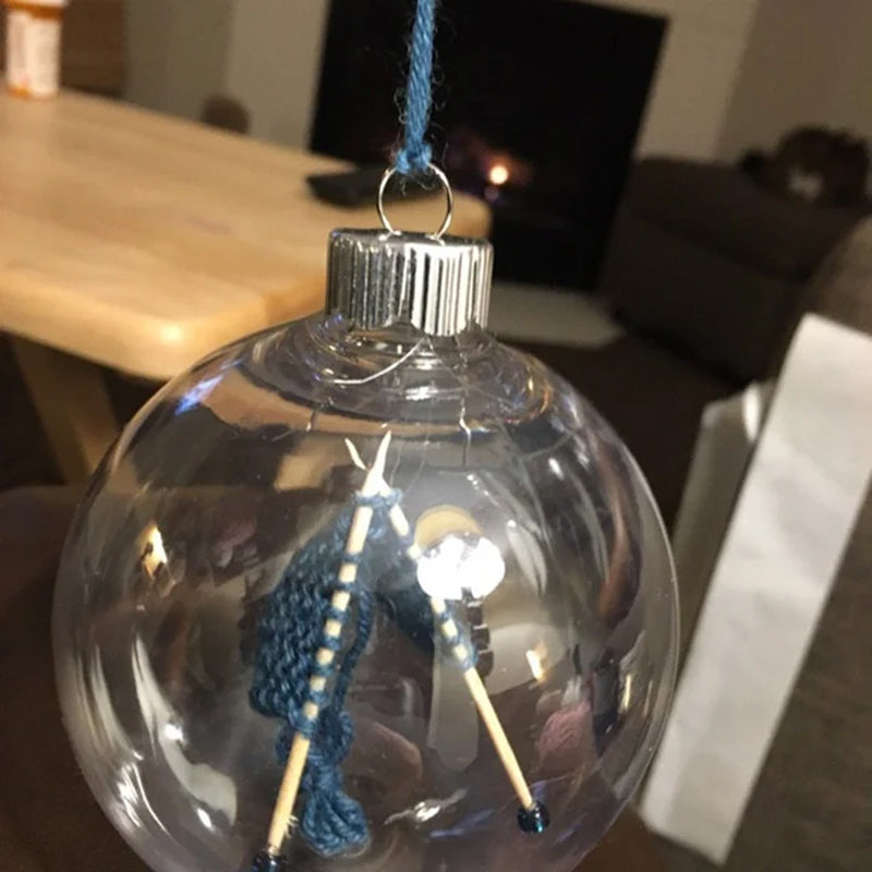 Christmas Knitted Ball Ornaments Xmas Tree Hanging Decoration Pendant | Stornfield