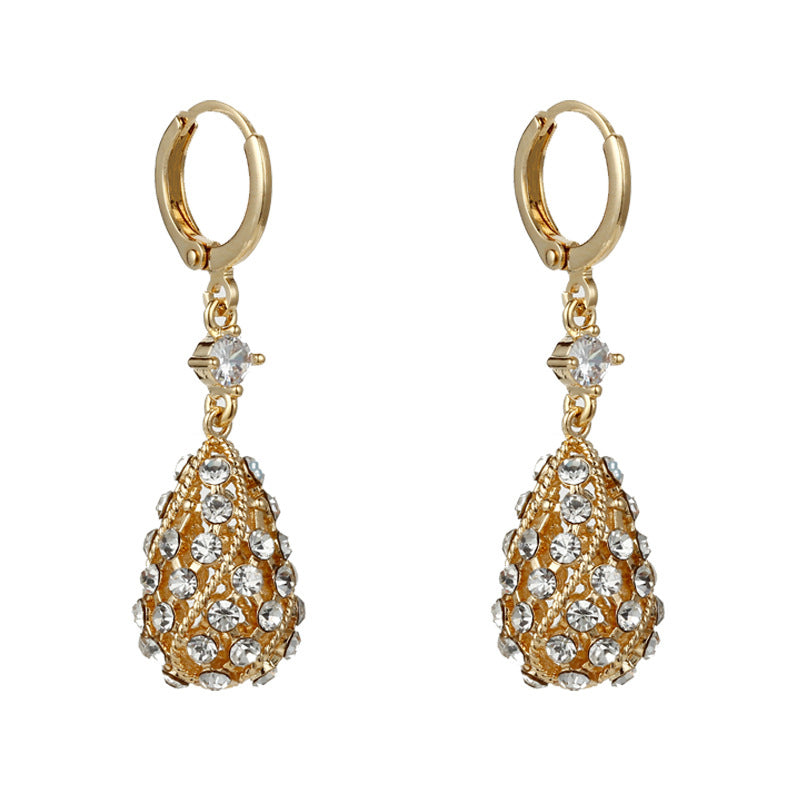 Fashionable Diamond Water Drop Earrings Stornfield